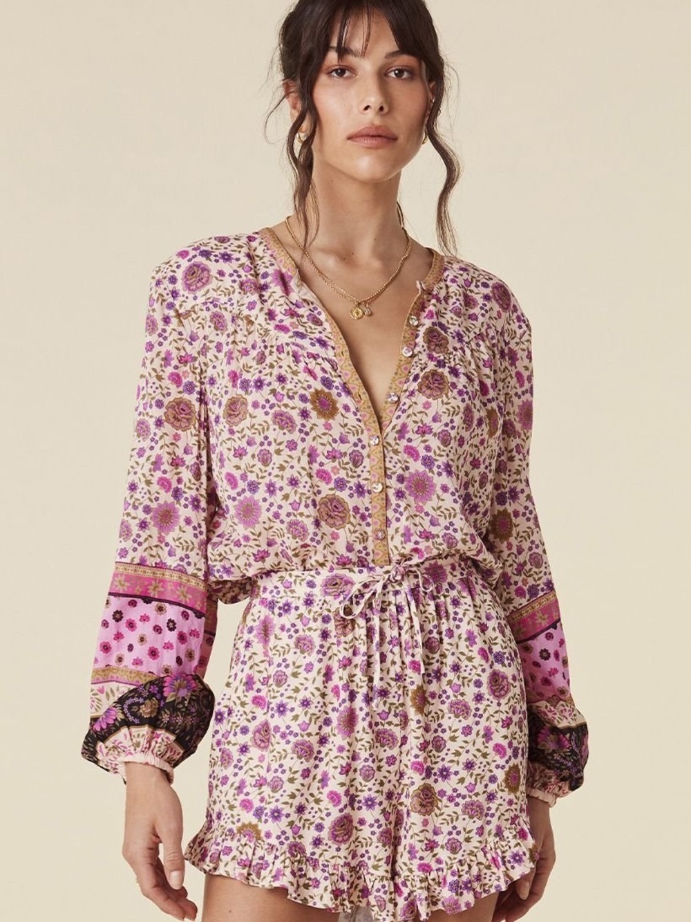 Spell Lady Untamed Blouse - Lavender - M